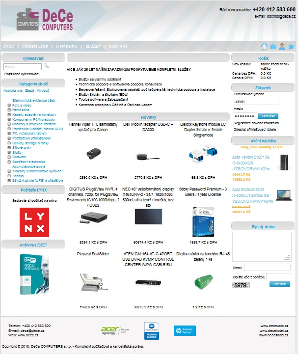 eShop dece